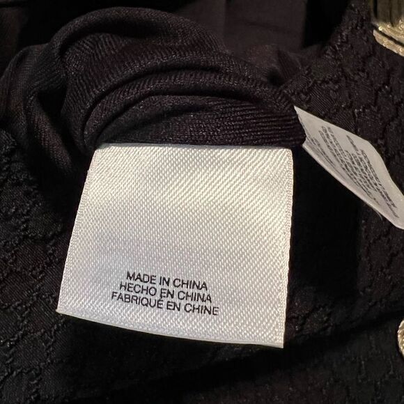 NWT! Pappagallo black dress with embellishment. - Picture 13 of 15